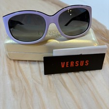 VERSACE VERSUS Lavender/Black Tinted Sunglasses NEW