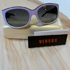 VERSACE VERSUS Lavender/Black Tinted Sunglasses NEW