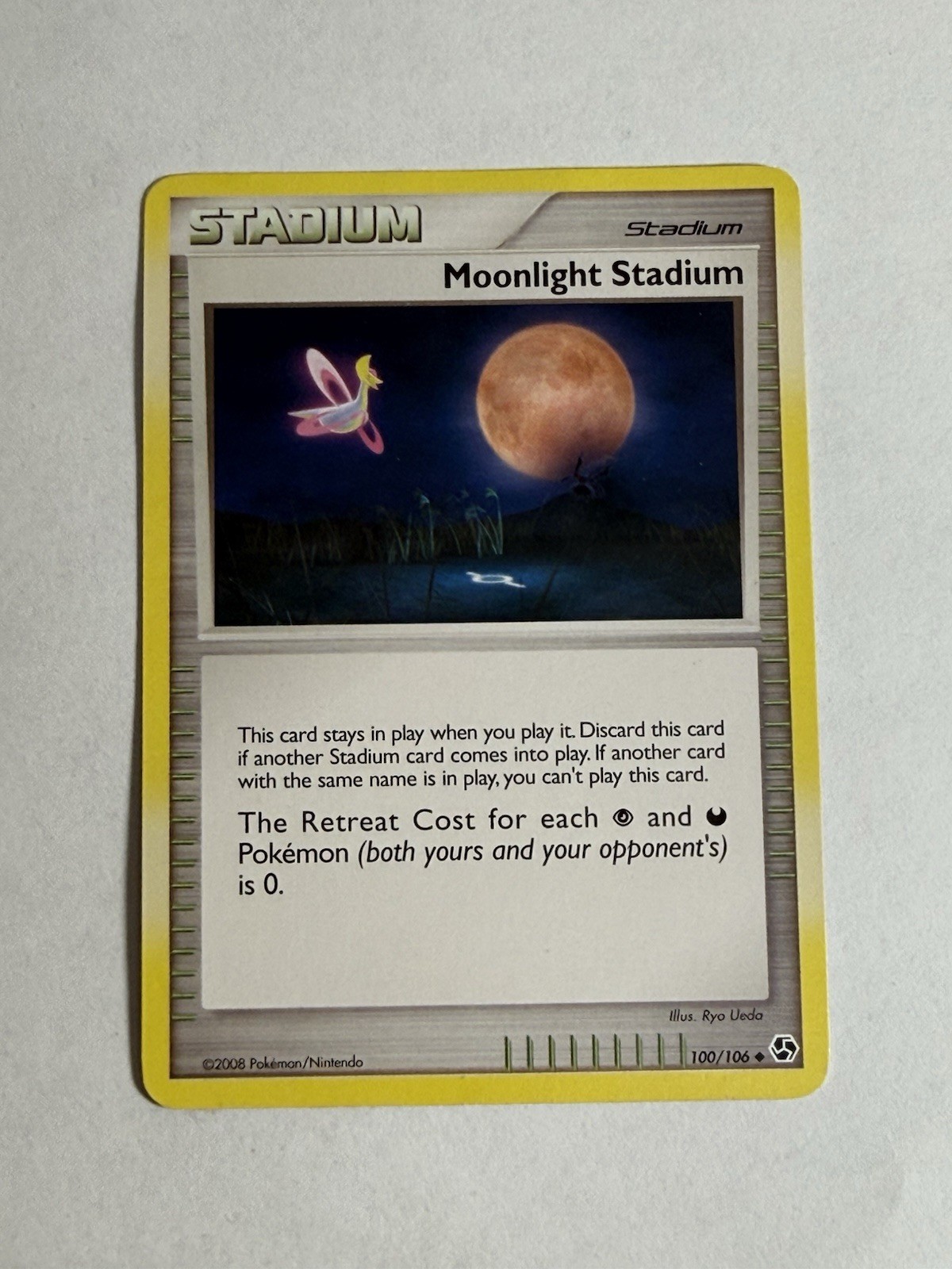 Pokemon Moonlight Stadium 100/106 DP Great Encounters Trainer Card