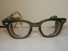 VTG 50'S? Collectible COOL  black  safety glasses