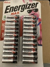 Energizer E91TP224 AA Batteries Pack 48 MAX Alkaline- BRAND NEW