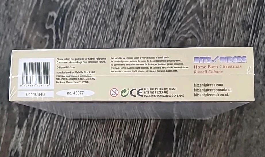 Nuevo. Brocas y piezas marca. Caballo Granero Navidad. Rompecabezas 500 piezas 18"x24" Foto 4 de 4