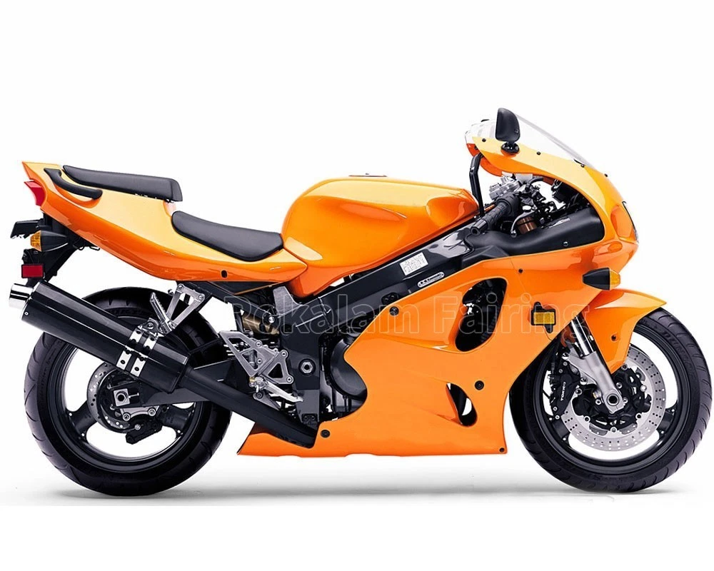 For ZX-7R 1996 1997 1998 2003 ZX7R Orange Aftermarket Motorcycle Fairings Kit - 第 1/1 张图片