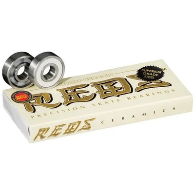 Bones CERAMIC SUPER REDS Precision Skate Rt 608 Kugellager (8er Pack) (Skateboard