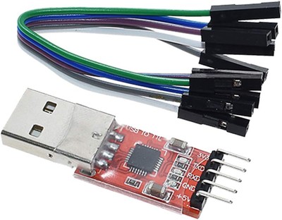 HiLetgo CP2102 USB 2.0 to TTL Module Serial Converter Adapter Red 