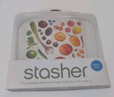 Image of Stasher Sandwich Bag Reusable Silicone, Clear NEW