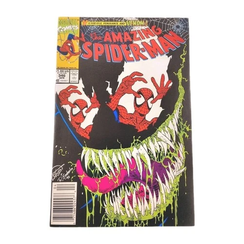Amazing Spider-Man #346 VF+ Marvel 1991 Newsstand Erik Larsen -Buy 5 Get 1 FREE