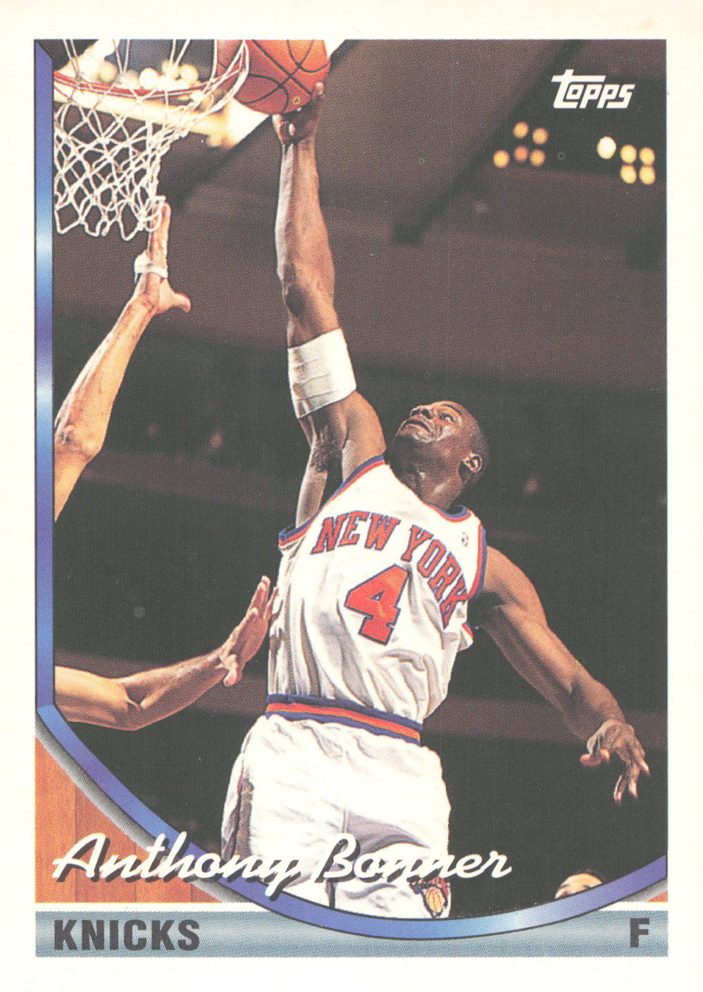 1993-94 Topps - Anthony Bonner #243 Knicks