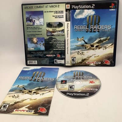 Rebel Raiders: Operation Nighthawk PS2 PlayStation 2 Complete CIB Tested & Works
