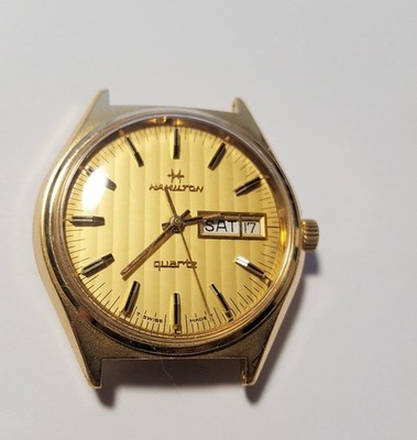Vintage Hamilton 709 Day Date Quartz Wristwatch
