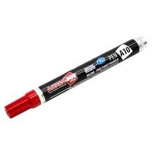 Red Indelible Marker 10ml Industrial Plastic Glass Metal
