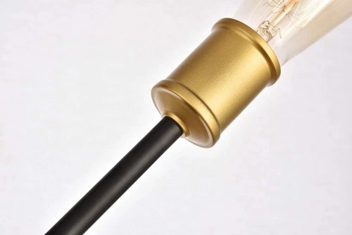 Living District Axel 6-Light Metal Flush Mount in Polished Nickel - Picture 6 of 8