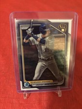 2024 Bowman Chrome Prospects Jadher Areinamo Milwaukee Brewers #BCP-2