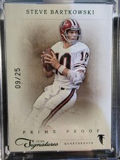 2012 Panini Prime Signatures Steve Bartkowski GREEN SSP /25 Falcons MINT!!