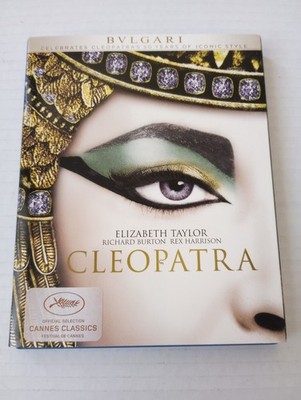 Cleopatra  50th Anniversary Edition (Blu-ray, 2-Disc, 1963) BULGARI Slip RARE