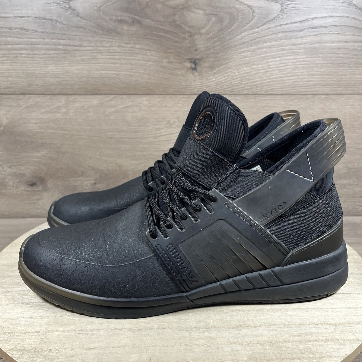 Supra Skytop V Black Hi Top Shoes Chad Muska Mens Size 9.5 | eBay