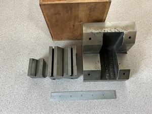 MACHINIST ANGLE PLATE V-BLOCKS MILLING MACHINE SURFACE GRINDER