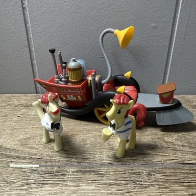 My Little Pony Super Speedy Squeezy 6000 Flim & Flam Brothers - Incomplete