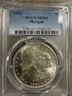 1921 PCGS MS64 Morgan Silver Dollar