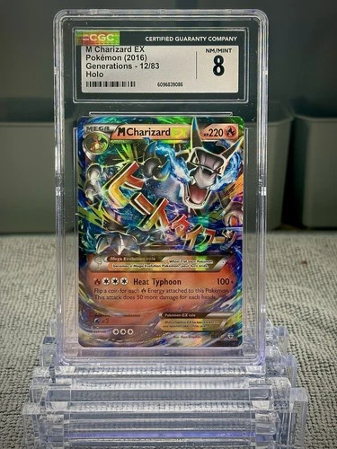 Pokémon M Charizard EX Generations 12/83 Holo Ultra Rare CGC 8