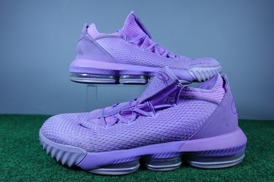 Nike LeBron 16 Low Shoes Mens Size 16 Purple Basketball Sneakers CI2668-500