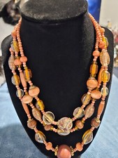 Vintage Multi Straind Beaded Choker