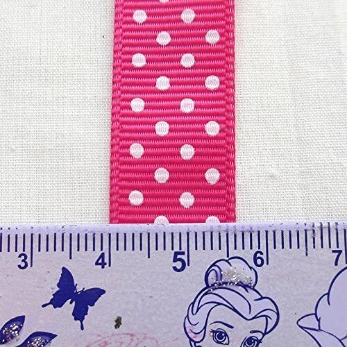 24 Yards 5/8" Dot Grosgrain Ribbon Total 12 Colors Mix Lots Bulk (Multi-Color... - Image 4 of 4