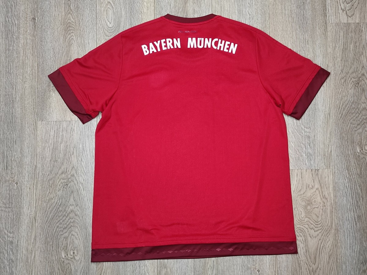 BAYERN MUNCHEN 2015-16 HOME SHIRT ADIDAS S14294 JERSEY SIZE 2XL | eBay