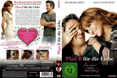 DVD PLAN B FÜR DIE LIEBE - ROMANTIK-KOMÖDIE - JENNIFER LOPEZ + ALEX O'LOUGHLIN *