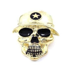 Famous Star Troop Military Soldier Skull Skeleton Hip Hop Metal Belt Buckle