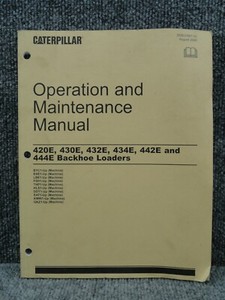 OEM Caterpillar CAT 420 430 432 434 442 444 E Backhoe Loader Operation