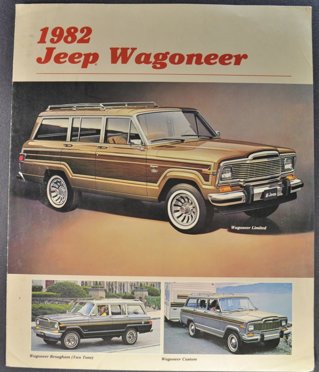 1982 Jeep Wagoneer Sales Brochure Folder Limited Brougham Nice