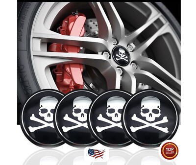 4pcs 56mm Skull Wheel Rim Center Hub Cap Sticker Emblem Decals Red 2.25" 4pcs 56mm Skull Wheel Rim Center Hub Cap Sticker Emblem Decals Red 2.25"