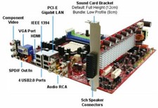 NEW OEM MSI N1996 Audio Card 5x100W Pre-Amplifier