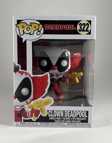 Funko Pop! Marvel Deadpool Payaso Deadpool #322 (Caja dañada)