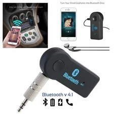Wireless Bluetooth 3.5mm Phone To AUX Car Stereo Music Receiver Adapter Device A