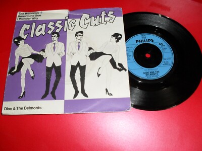 DION & THE BELMONTS MAXI SINGLE - THE WADERER/RUNAROUND SUE ICH FRAGE MICH WARUM P/S