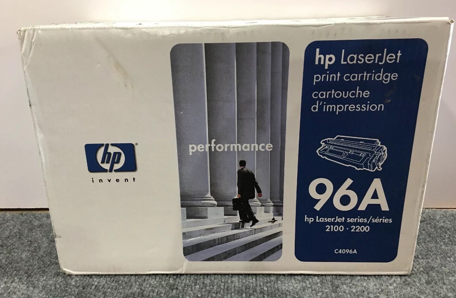 New HP C4096A Black Original Toner 96A LaserJet 2100 2200 Genuine OEM