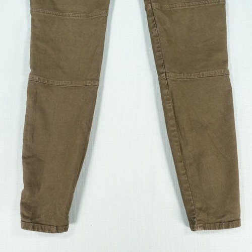 J Brand Skinny Jeans Womens 25 Khaki Green West Point USA Ankle Zip Trousers - Picture 16 of 23