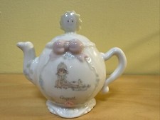 Precious Moments Vintage Monthly Teapot Collectible August 1993 