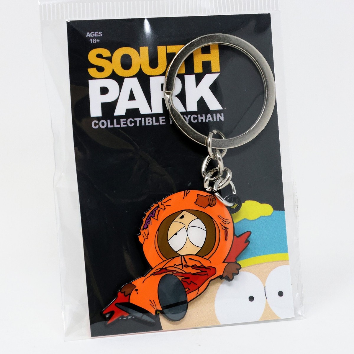 Official South Park Dead Kenny Metal Keychain Enamel Collectible