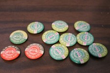 TWELVE VINTAGE 1947 & 1948 UNITED AUTOMOBILE WORKERS AFL PINS   