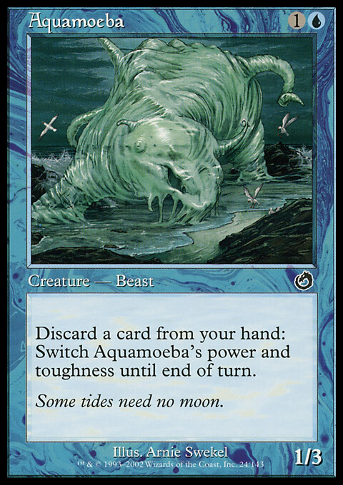 Magic the Gathering MTG Aquamoeba (24) Torment   LP