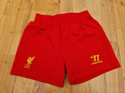 LIVERPOOL 2012-2013 BOYS 4-5 YEARS 110CM FOOTBALL HOME SHORTS WARRIOR - Image 1 of 4