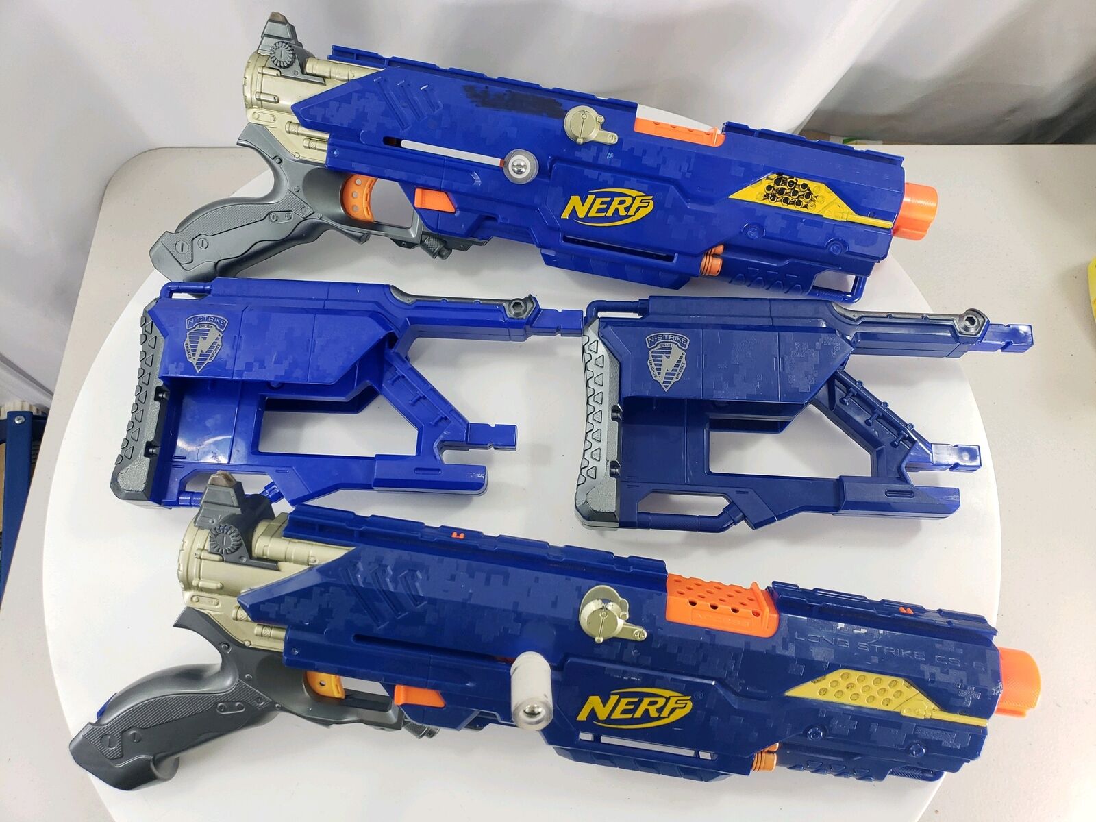  Nerf N-Strike Longstrike CS-6 Dart Blaster