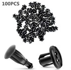 Parts Bumper Clips 10mm Hood Fender Push Rivets Retainer Fasteners For Honda