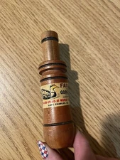 FAULK’S CH-44 VINTAGE WOOD GOOSE CALL, LAKE CHARLES, LOUISIANA