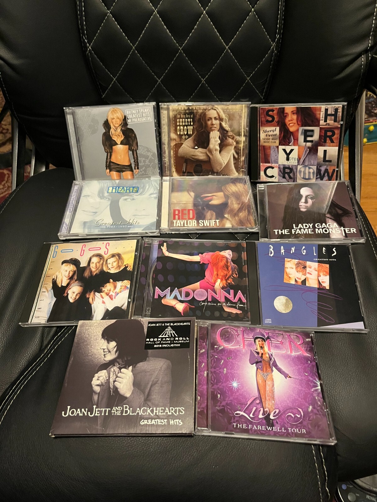 Lot of Pop Rock Diva CDs Sheryl Crow Taylor Swift Lady Gaga Madonna ...