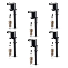 6 Ignition Coil & 6 Platinum Spark Plug for Mazda Tribute 2001-2006 3.0L FD502