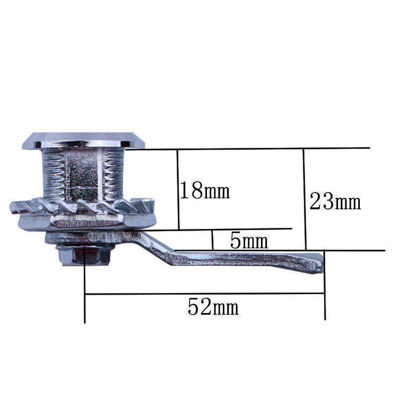 Gas Meter Cam Lock & Key Gas Electric Meter Door Box Latch